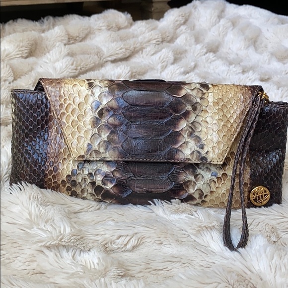 Italian Exotic leather Python purse! - Picture 1 of 9